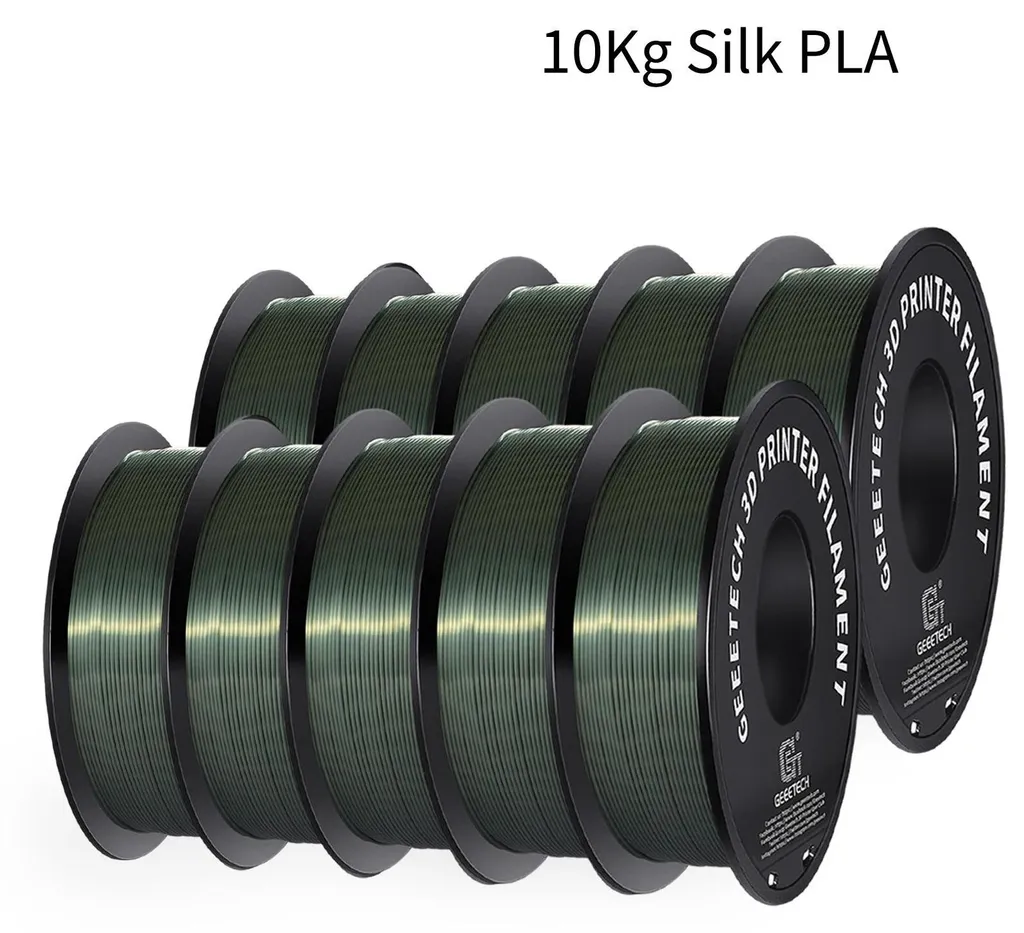 Filament PLA 1.75mm bleu satiné haute brillance et faible déformation