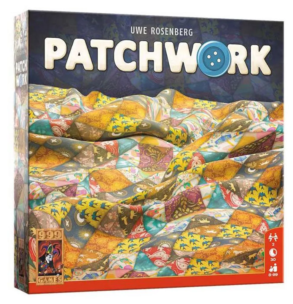 Patchwork 999 Games Jeu de Réflexion et Pose de Tuiles pour Couple