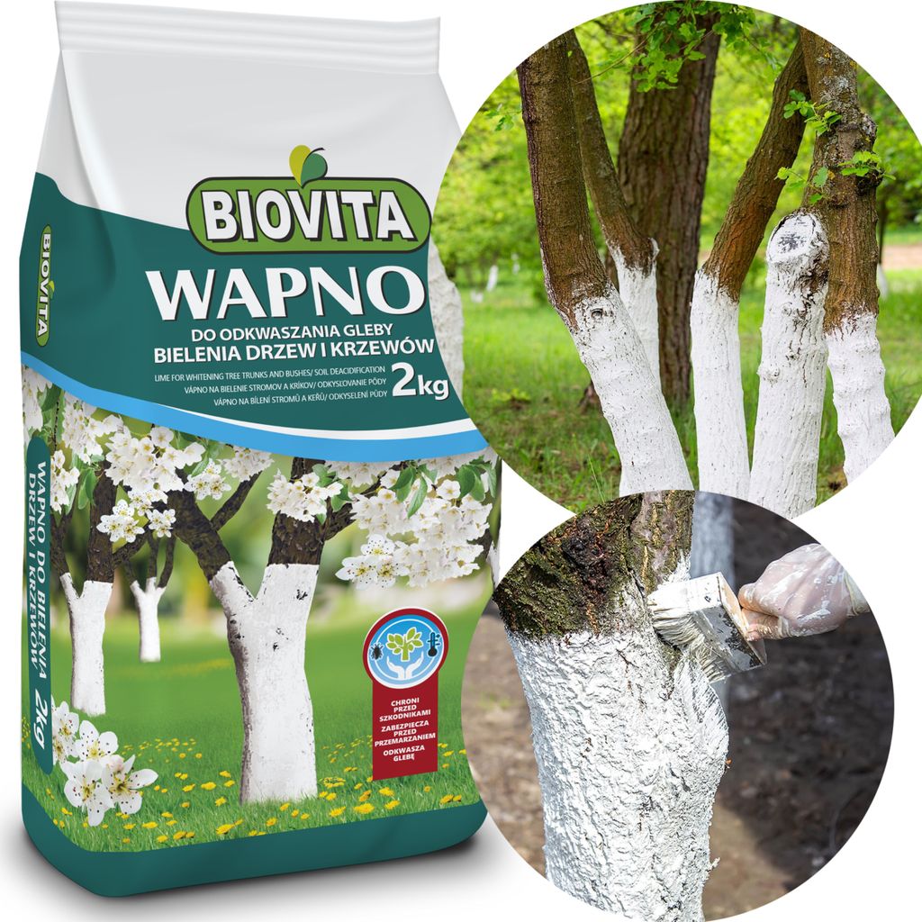 Bio12 Wapno Do Bielenia Drzew Drzewek I Odkwaszania Gleby Zdjęcie produktu 
