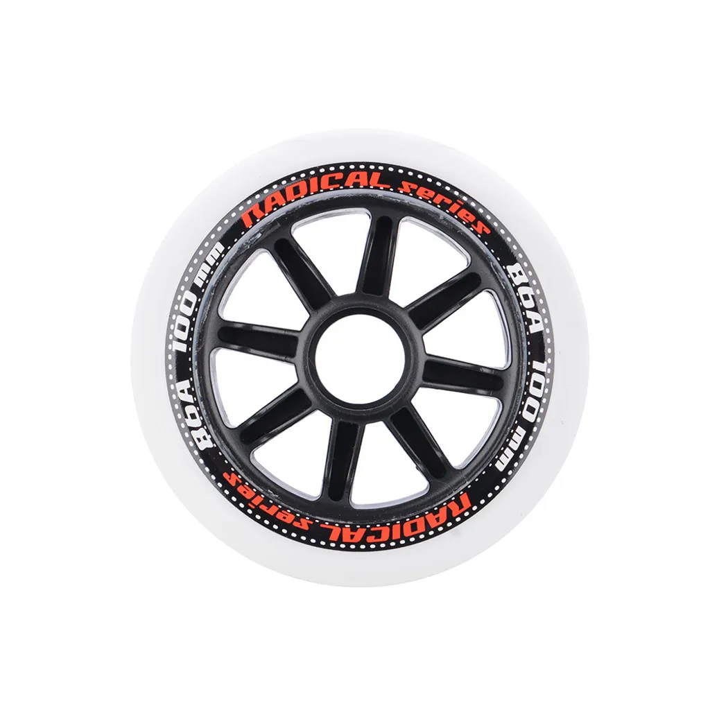 Roulettes 100 mm Tempish Radical 86A Argent à Haute Résistance 3 pcs