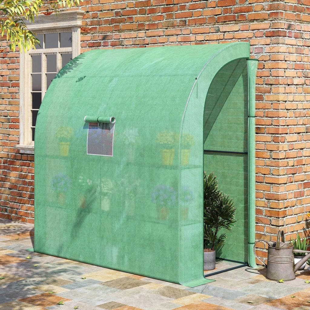 Foliengewächshaus - 2 Türen - UV-Schutz - Wasserdicht - Grün