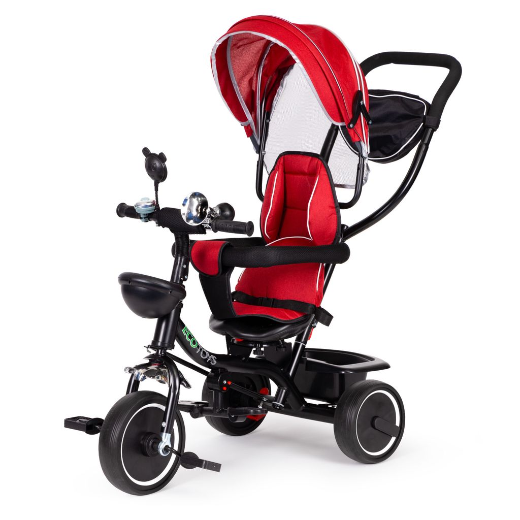 Dreirad mit drehbarem Sitz Rot Produktbild 