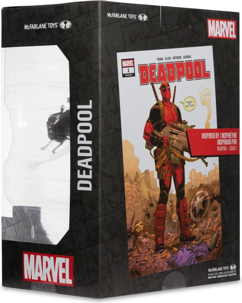 Statue Deadpool en PVC 27 cm avec support pour vitrine de comics