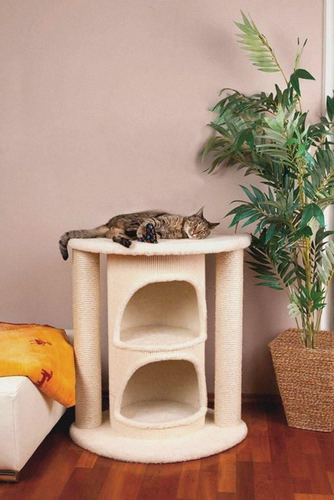 Kratzbaum Pharo mit integrierter Sisal Kratztonne für unendliche Kratzmöglichkeiten und viel Platz zum Schlafen für Ihren Stubentiger. Germany ...