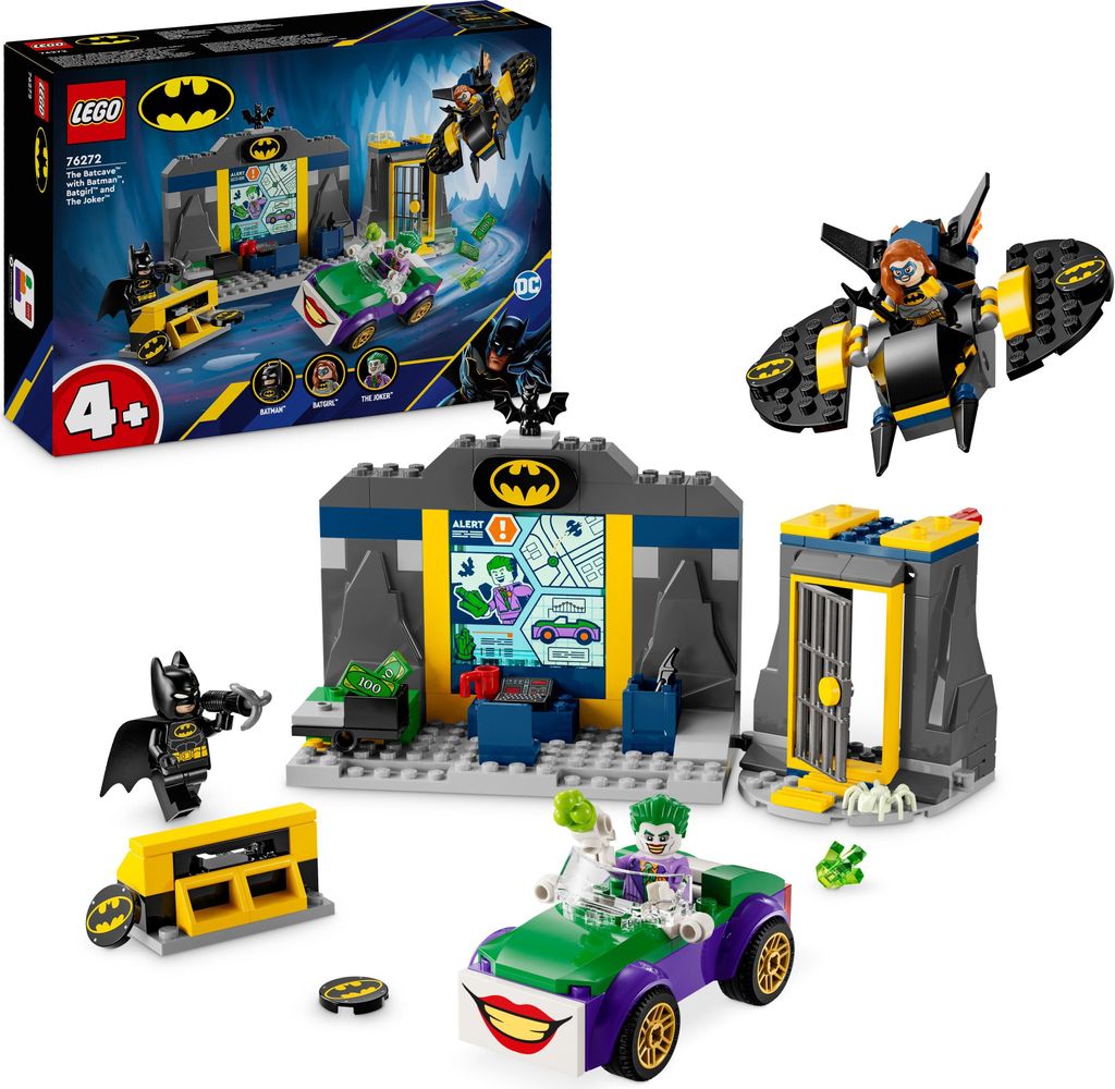 LEGO DC Batman Bathöhle mit Batman, Batgirl und Joker, Produktbild