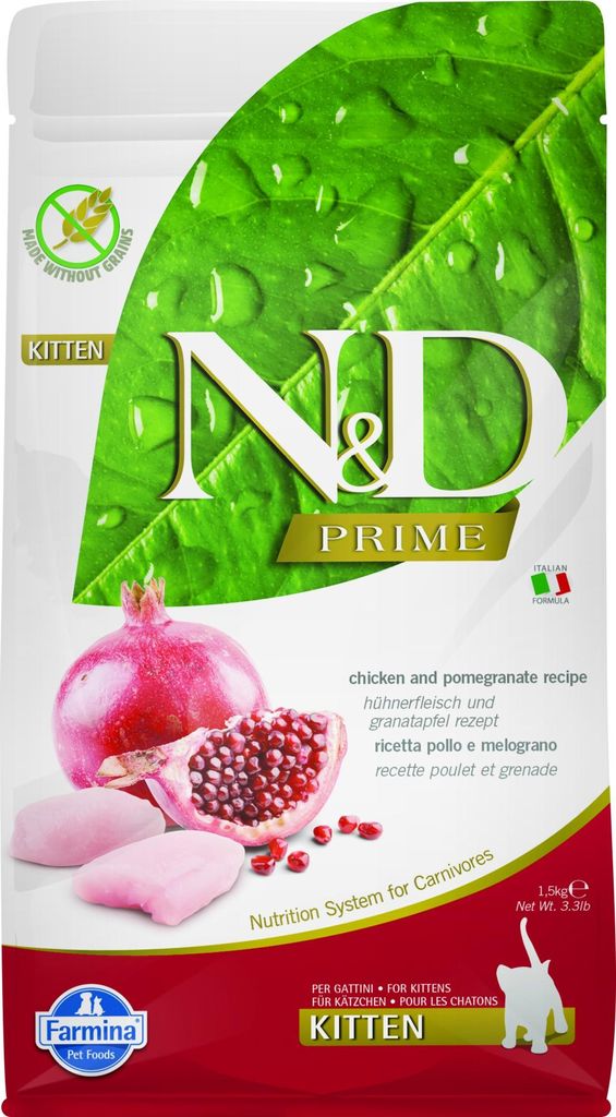 Farmina Pet Food 45703084, Kitten, Huhn, Granatapfel, 1,5 Produktbild 