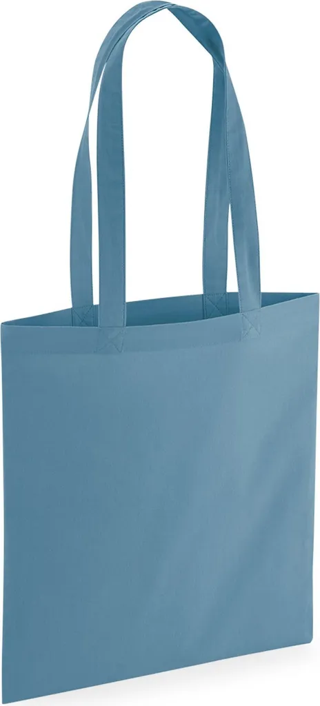 Borsa Tote Westford Mill BC5169 Blu Indaco - Cotone Biologico GOTS