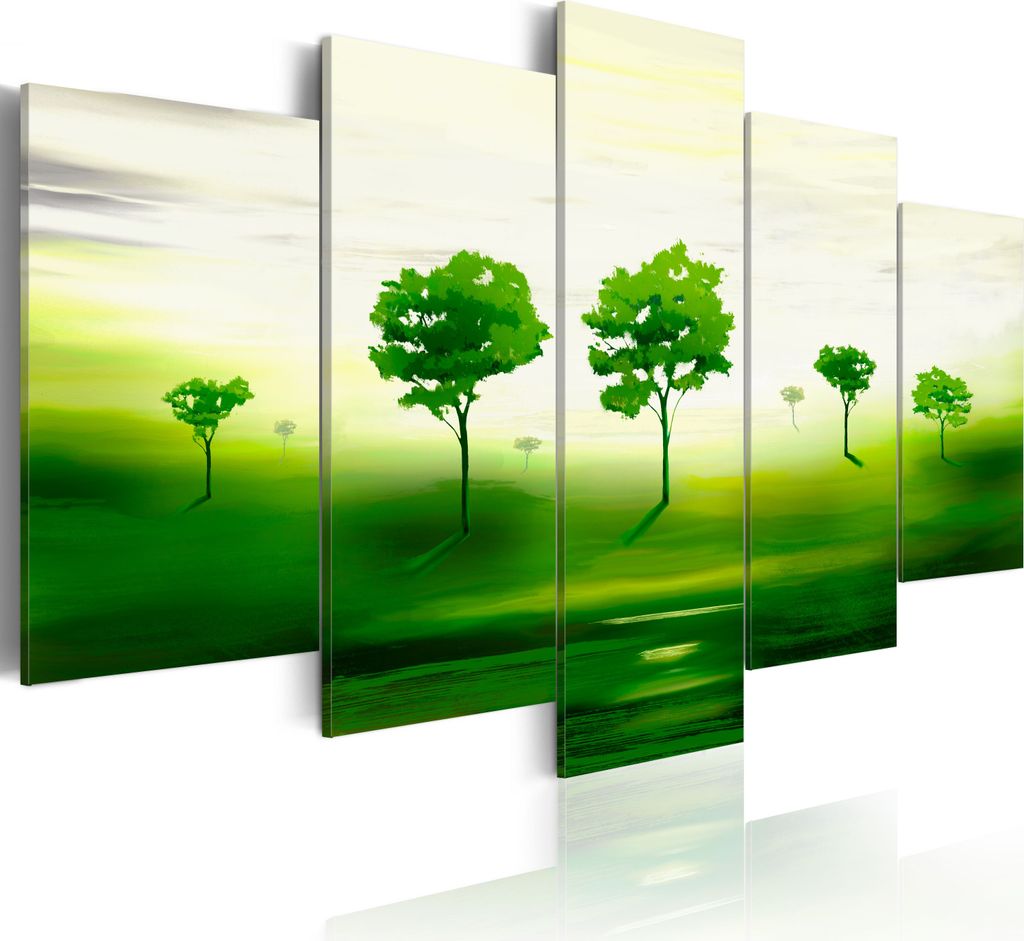 Modernes Wandbild 0108- 5 (100x50) - 5 Teilig Bilder Fotografie auf Vlies Leinwand Foto Bild Dekoration Wand Bilder Kunstdruck Natur