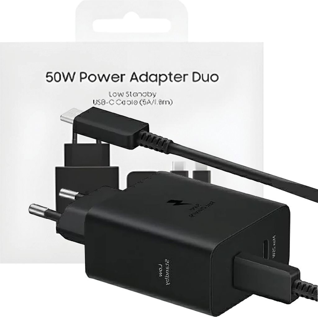 Samsung EP-T5020, Vnútorný, AC, 5 V, 3 A, 1,8 m, Čierna Obrázok produktu 