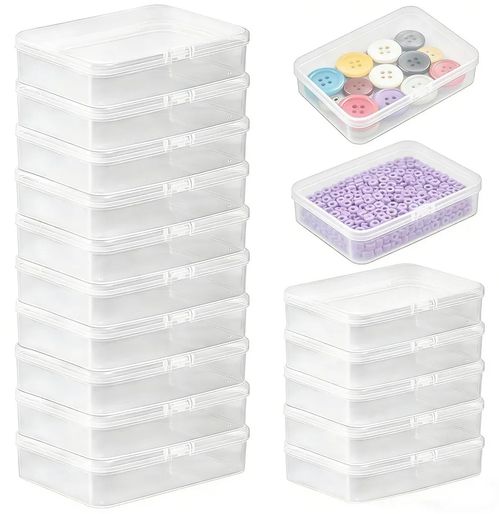 Rangement plastique anti-perte pour petits objets et accessoires