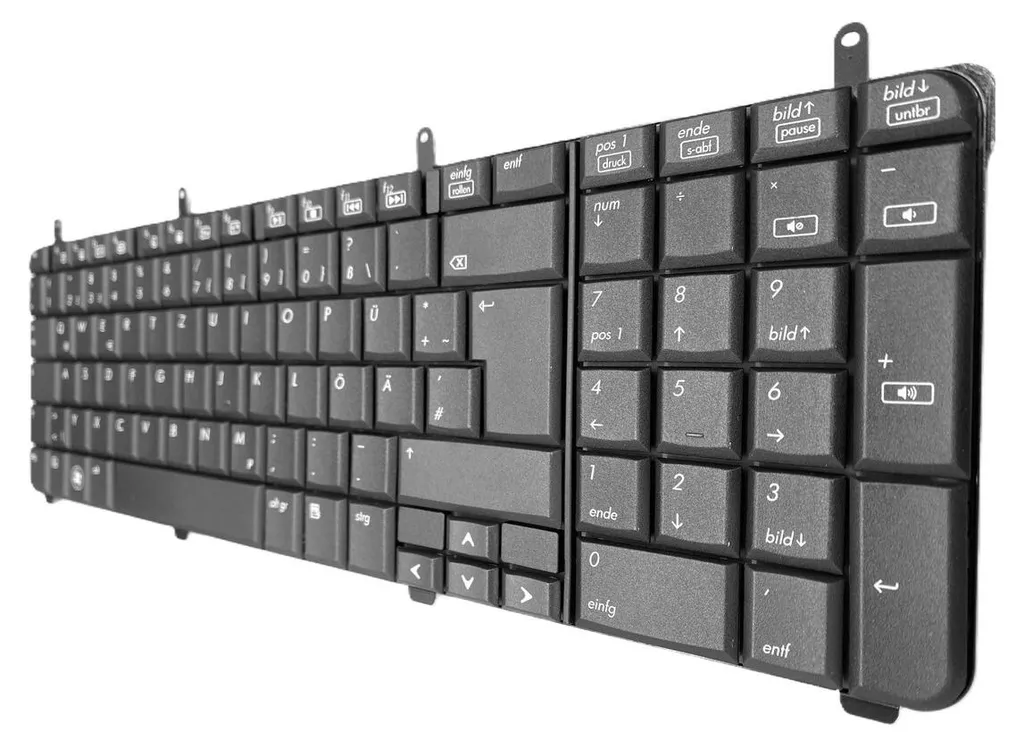 Clavier PC AZERTY Noir avec Pavé Numérique - Compatibilité HP Pavilion