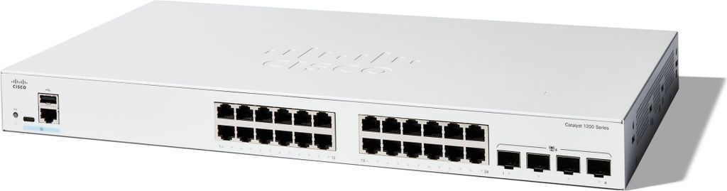 Cisco Catalyst 1200-24T-4X - Schalter - L3 - Intelligent Produktbild 