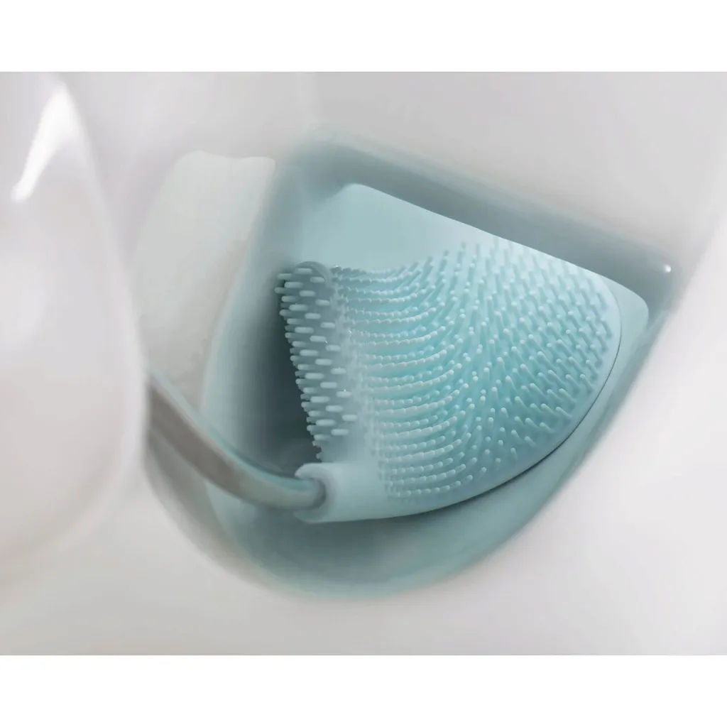 Brosse WC avec support de rangement compact Flex Smart Plus blanc bleu - 22