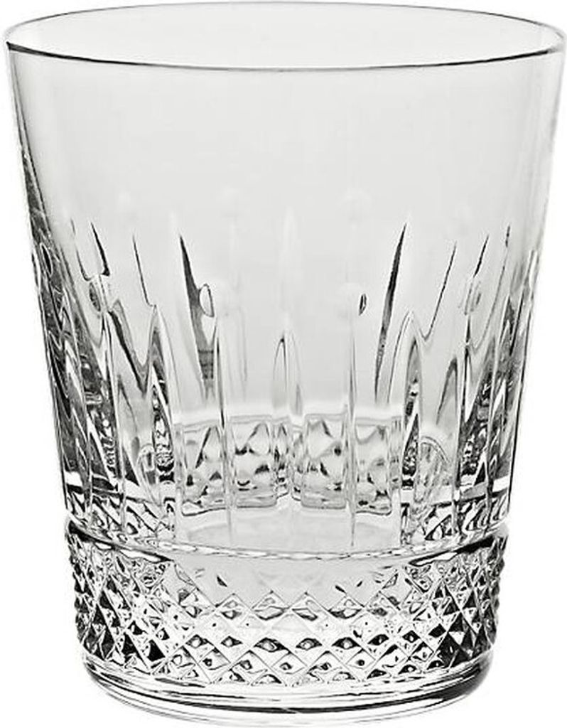 Whiskybecher Rhombus 300ml, Transparent, aus Bleikristall