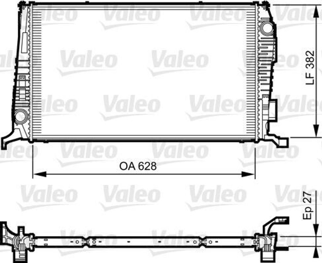 VALEO 735279 - OE 214108807R Kühler, Motorkühlung für Duster