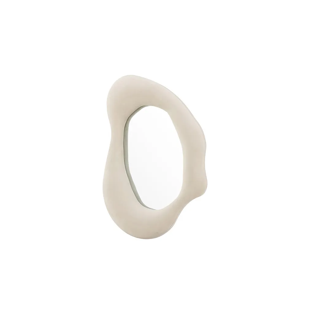Louisville miroir rectangulaire 49x70 cm beige cadre minimaliste chic