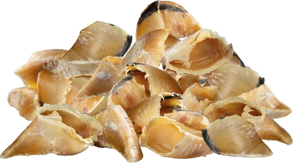 25 Stück Kalbshufe - Beschäftigung und Zahnpflege - Schecker Hundekausnack