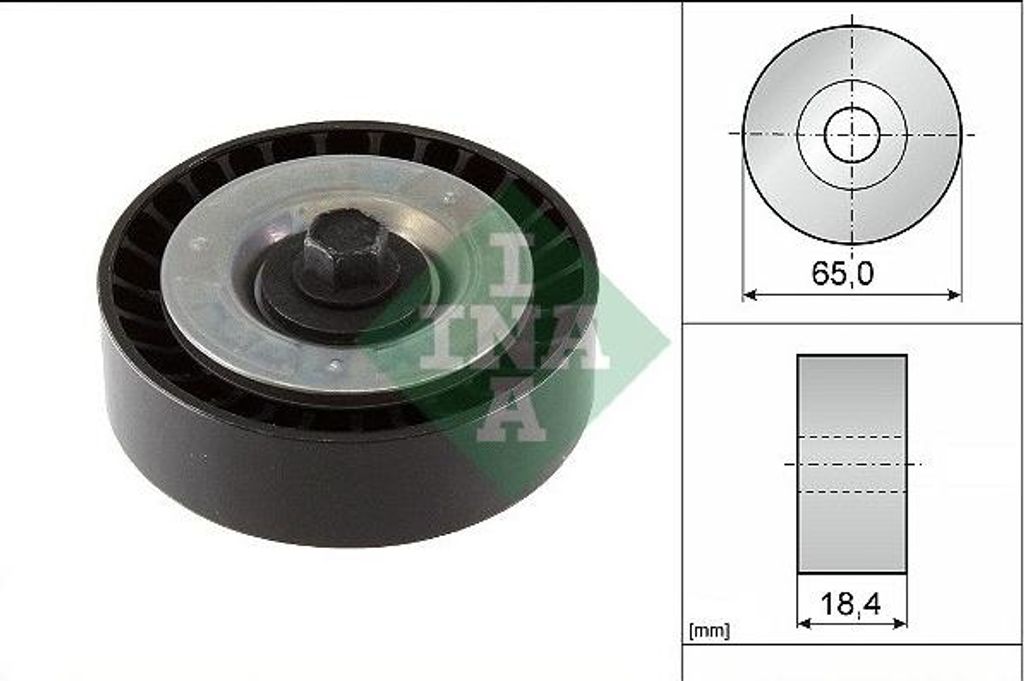 INA 532 0928 10 Umlenkrolle Keilrippenriemen für FORD Kuga Mk2 (DM2) Kuga Mk3 S-Max (CJ) Galaxy (CK) Transit Connect V408 Kastenwagen