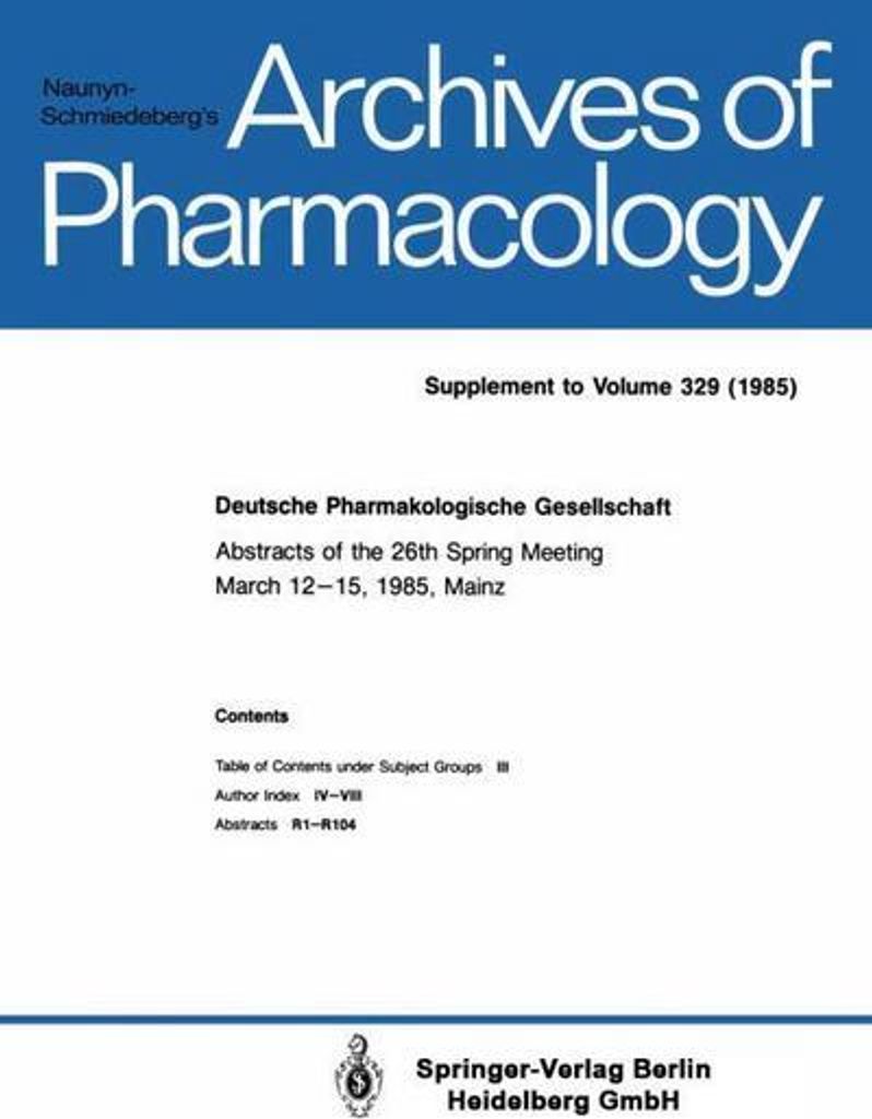 Deutsche Pharmakologische Gesellschaft
