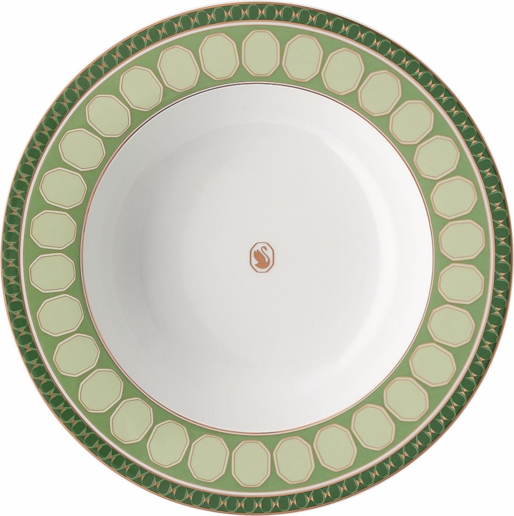 Swarovski x Rosenthal Suppenteller 24 cm Fern Produktbild 