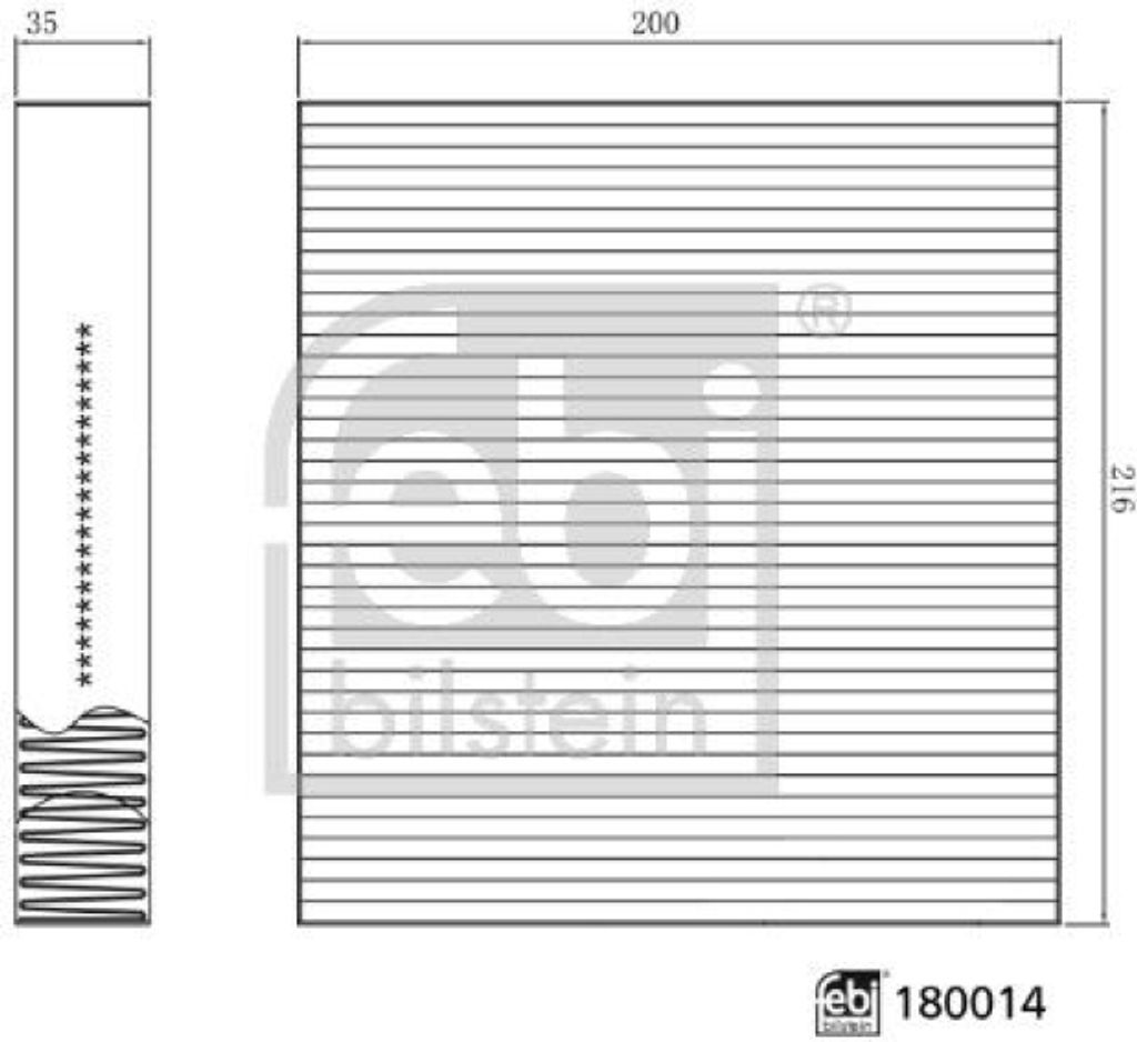 FEBI BILSTEIN Filter, Innenraumluft 180014
