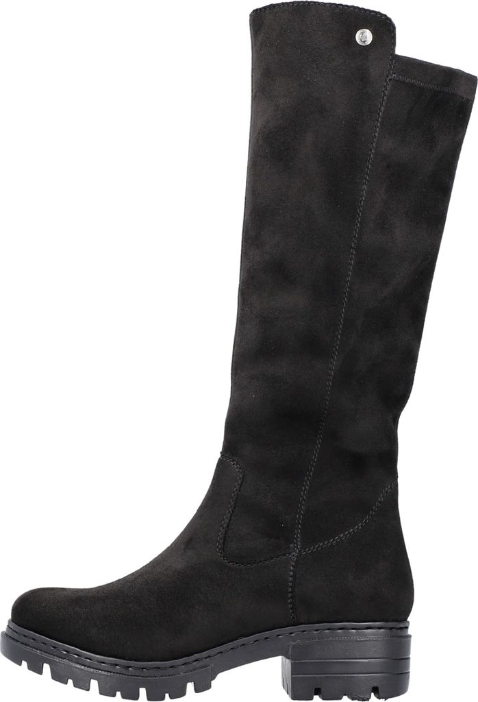 Rieker Schaftstiefel - Schwarz Synthetik Größe: 43 Normal Produktbild 