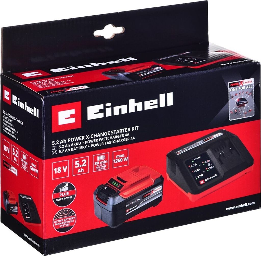 Akumulator/ładowarka Einhell 4512114 do narzędzi AKU Zestaw Zdjęcie produktu 21