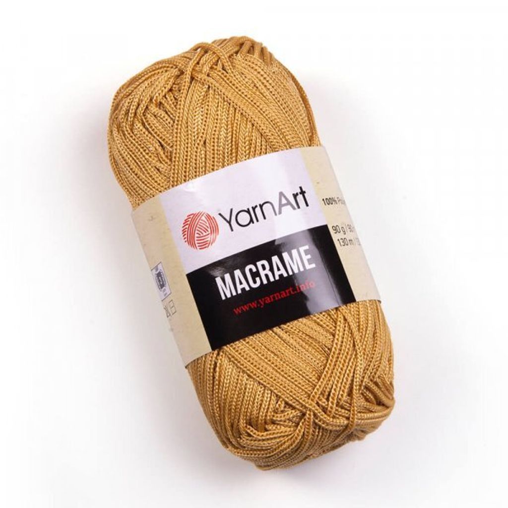 YarnArt Macrame příze 90 g / 90 m - barva 155 zlatá - Obrázek produktu 