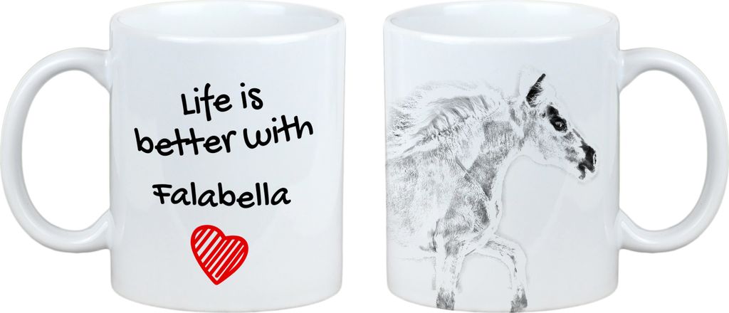 Falabella - Tasse mit Pferd, Tasse mit Bild, personalisiertes Geschenk der Marke Art-Dog