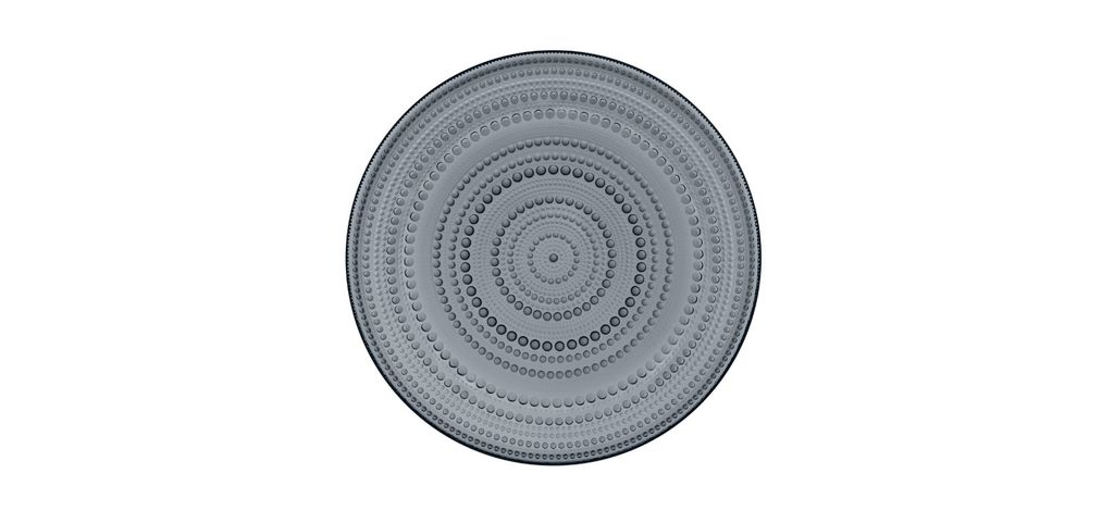 Iittala Kastehelmi Teller - 315mm - Dunkelgrau 1057145