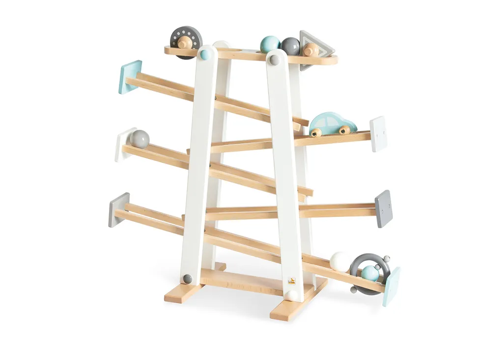 Piste de billes modulaire Kuno - Toboggan à billes créatif pour enfant