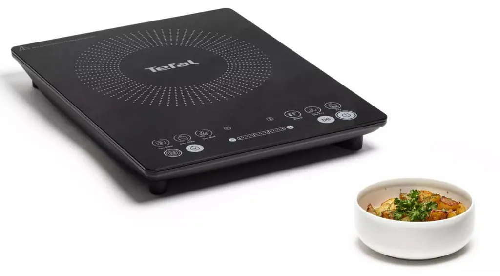 Tefal Plaque Induction Portable 1 Zone IH2108E1 Noire, 2100 W