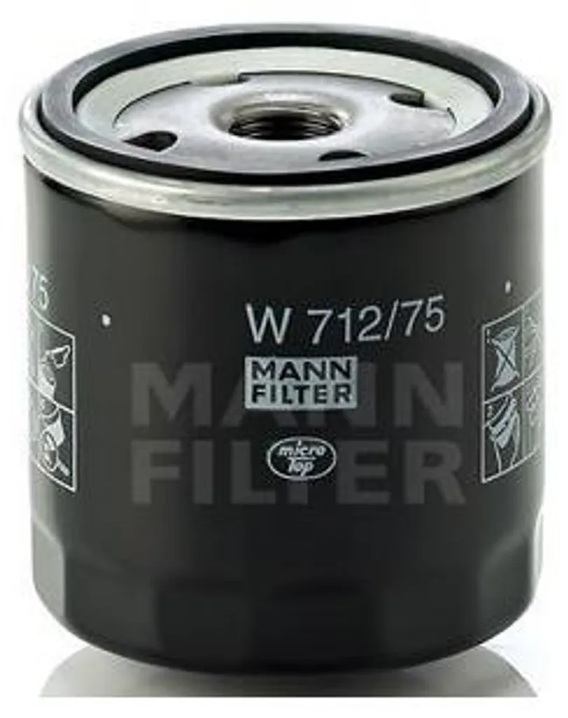 Filtre à Huile de Type Spin-on MANN-FILTER W 1152/1 Haute Efficacité