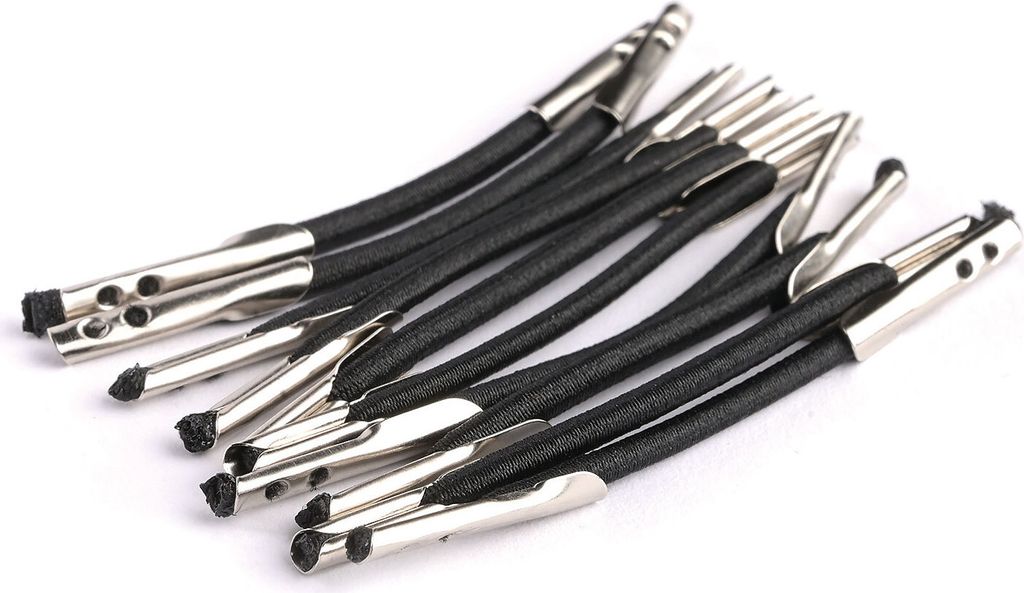 RINGELSPITZ - Elastische Schnürsenkel ohne Binden - Smart! Gummisenkel - 6,5 cm, schwarz