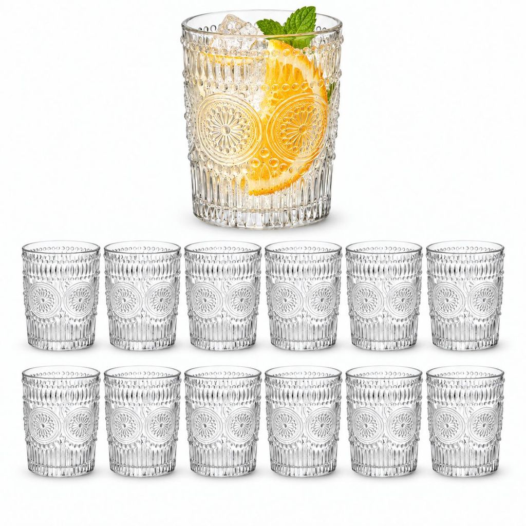12 x Trinkgläser 250 ml Wassergläser Saftgläser Limogläser Produktbild 