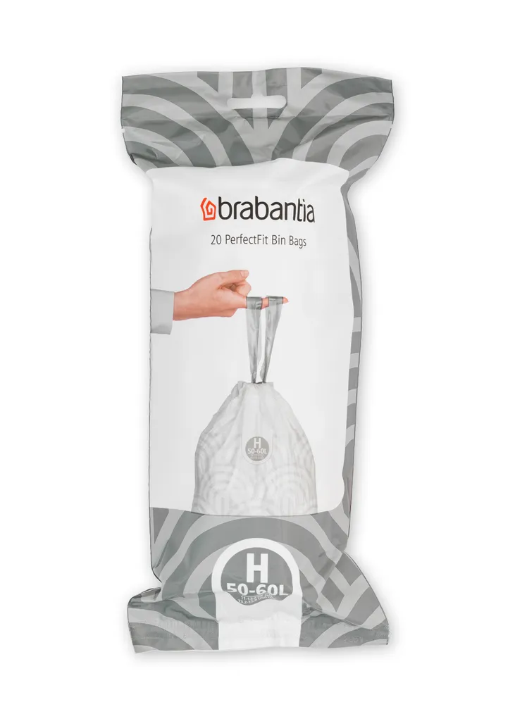 Sacs Poubelle 50-60 Litres Code H Brabantia pour Cuisine Familiale