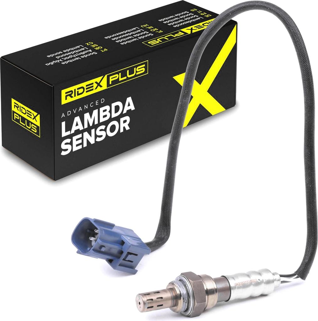 RIDEX PLUS Lambdasonde für RENAULT ESPACE IV (JK0/1) Beheizt 370mm 3922L0506P