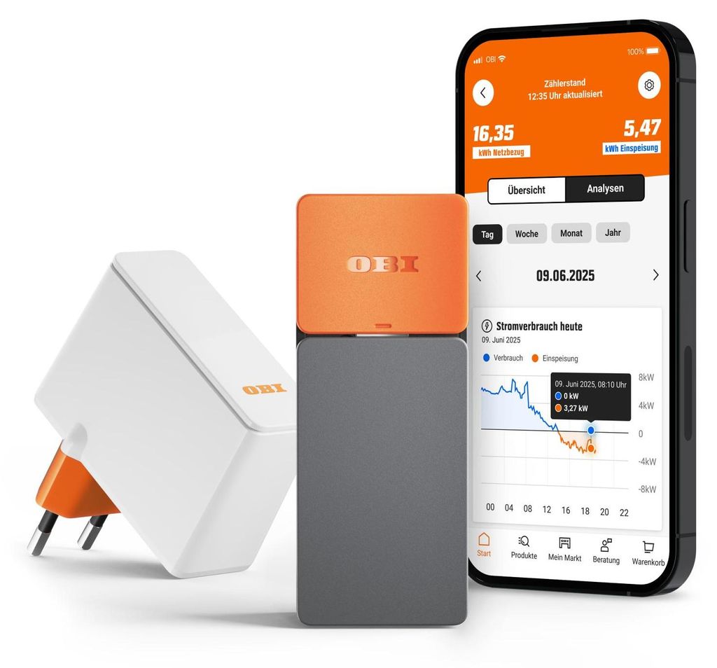 OBI Energy Tracker Strommessgerät – Stromzähler Ausleser Produktbild 