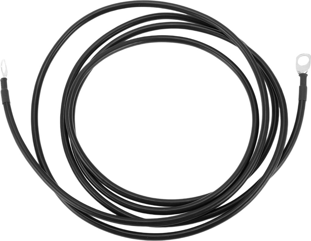 Universal 3/8" Lug 8 AWG Batterie Inverter Kabel Schwarz 9FT Batteriekabel verzinntes Kupfer 1 Stk