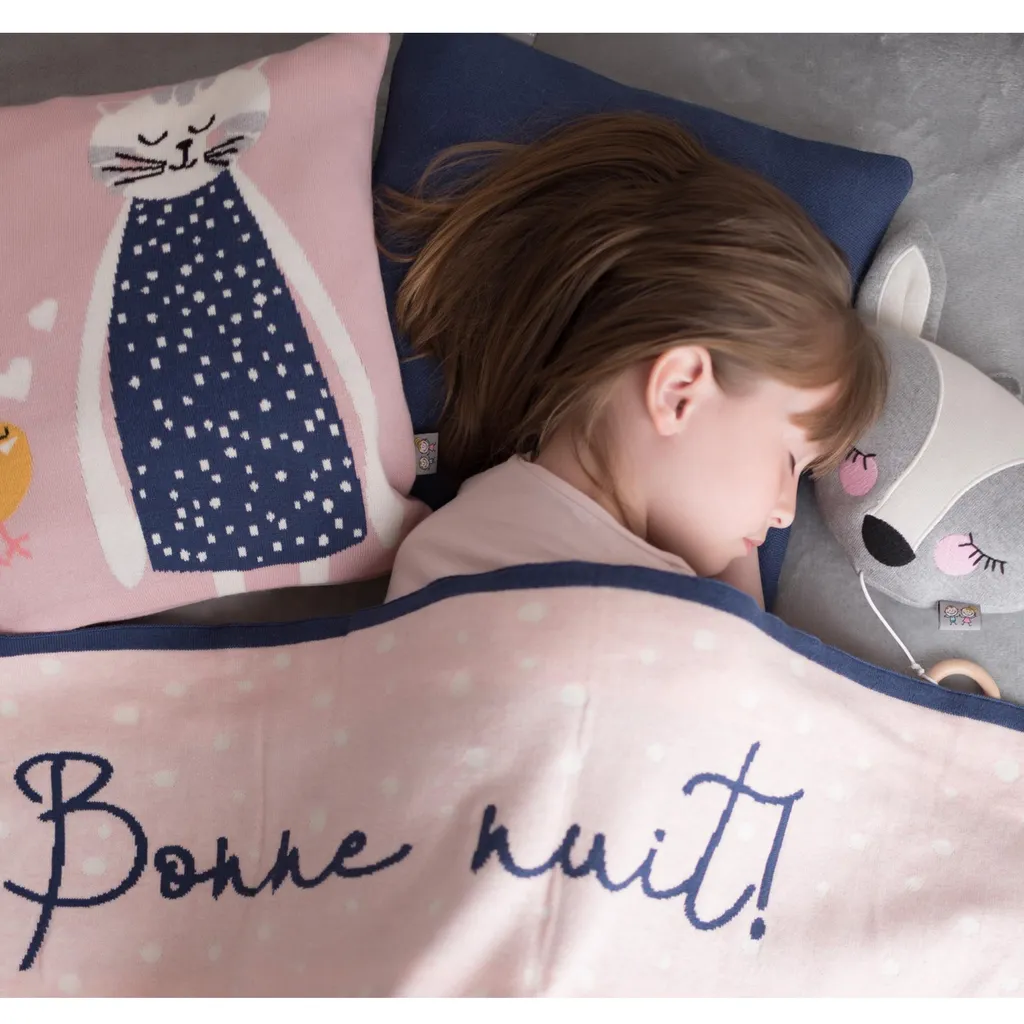 Couverture Chaton Tiny Rose 80x100 cm : Douceur Anti-Irritations - 6