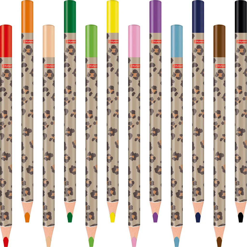 Crayons Jumbo Safari World avec mine de 5mm incassable - Set de 12