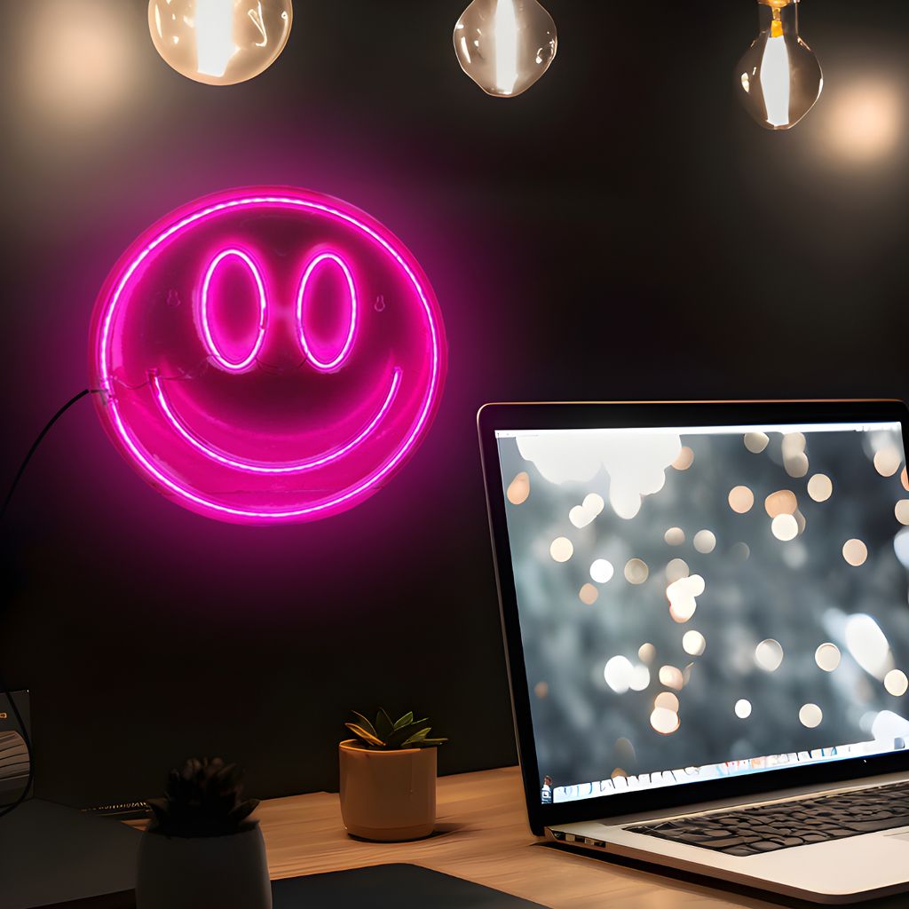 Mad Monkey - Smiley Face Lampe