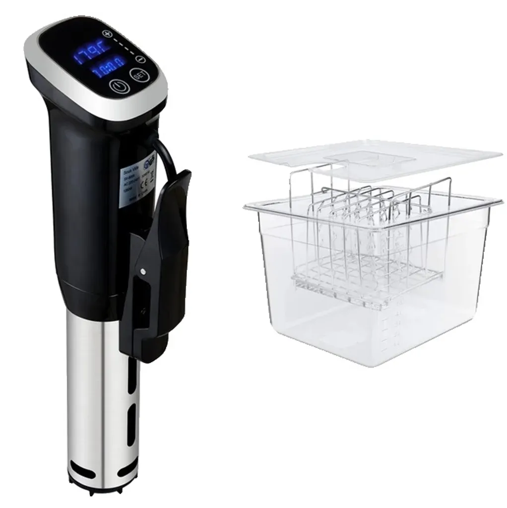 Cuiseur Sous Vide pour Viandes et Poissons avec Bac de Cuisson Intégré