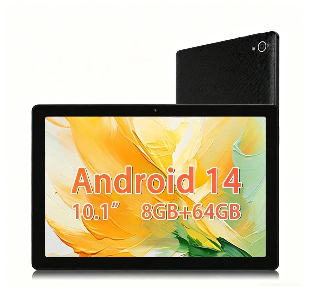 Tablet 10,1'' mit Android 14, 8GB RAM + 64GB ROM(1TB TF), Produktbild 