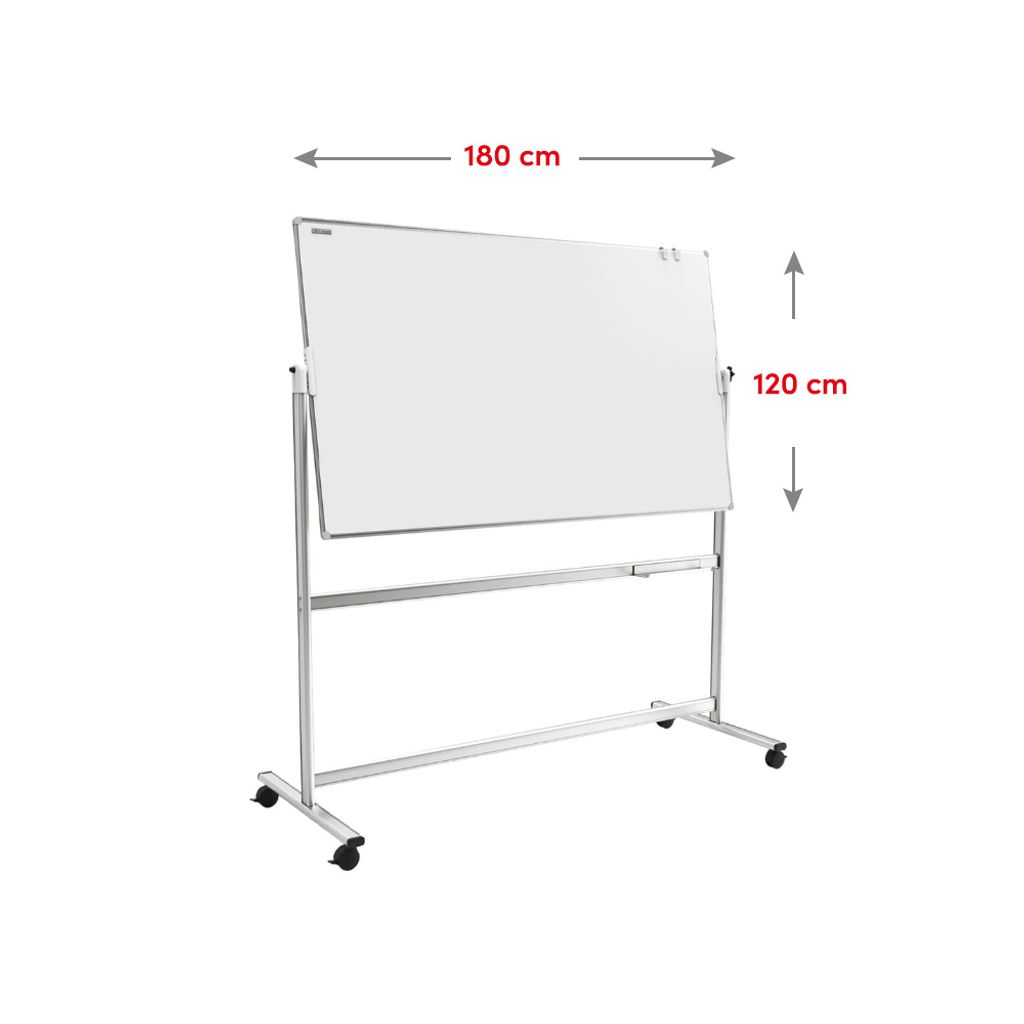 Mobile Tafel - Fürs Büro Schreibfläche 180x120cm