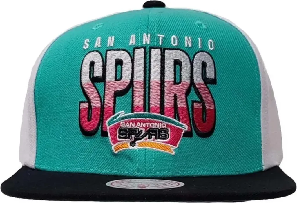Casquette NBA San Antonio Spurs Mitchell & Ness Noire Style Snapback