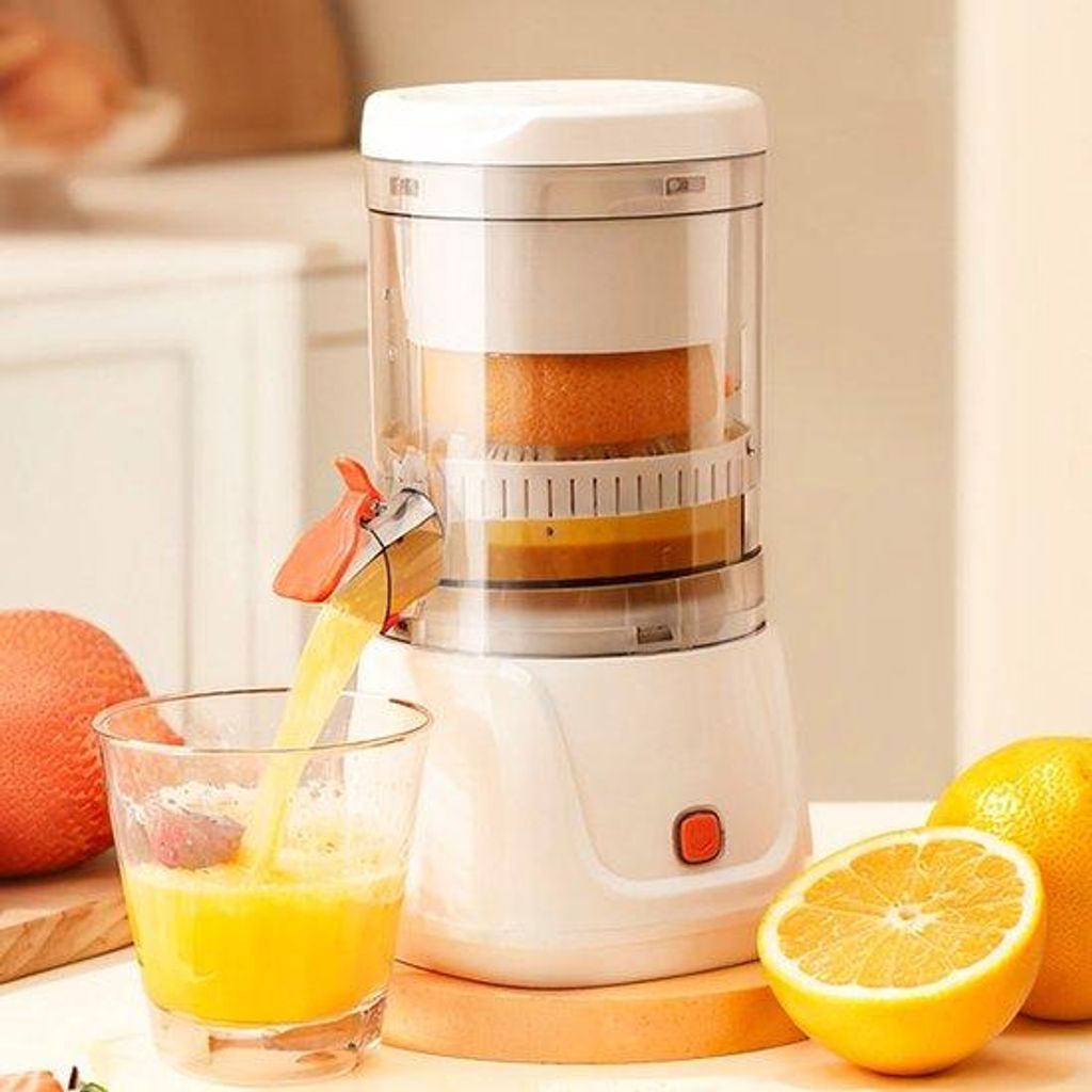 Mini portable Obstzentrifuge mit 45 W-Motor, 0,3 Liter Fassungsvermögen, leicht zu reinigender und abnehmbarer Design, oplaadbare 1300 mAh-Batterie.