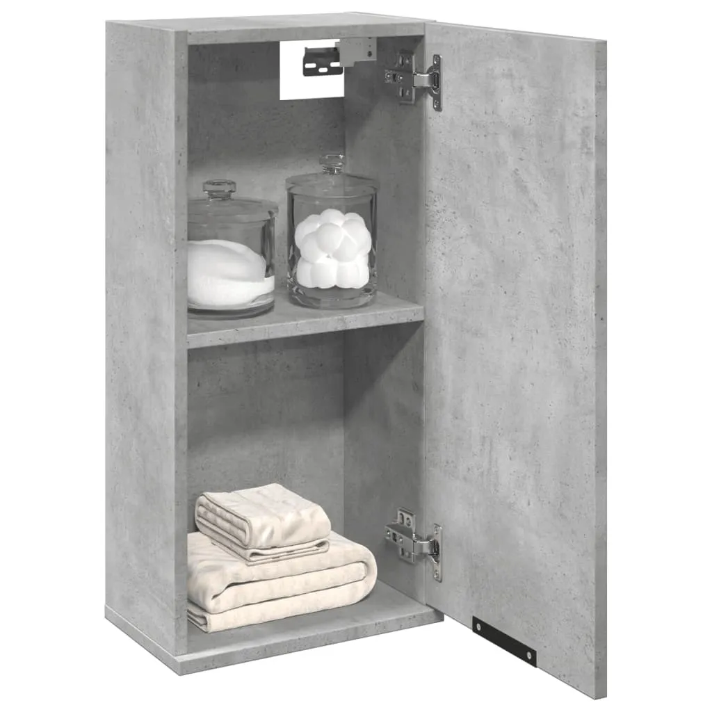 Pensile Bagno Design Maison Exclusive Grigio Cemento 32x20x67cm
