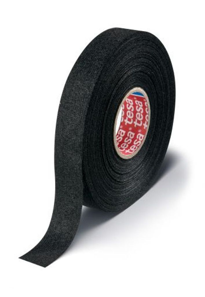 Kabelbaum Klebeband Gewebeband KFZ Textilband Isolierband schwarz 19mm 25 Meter 
