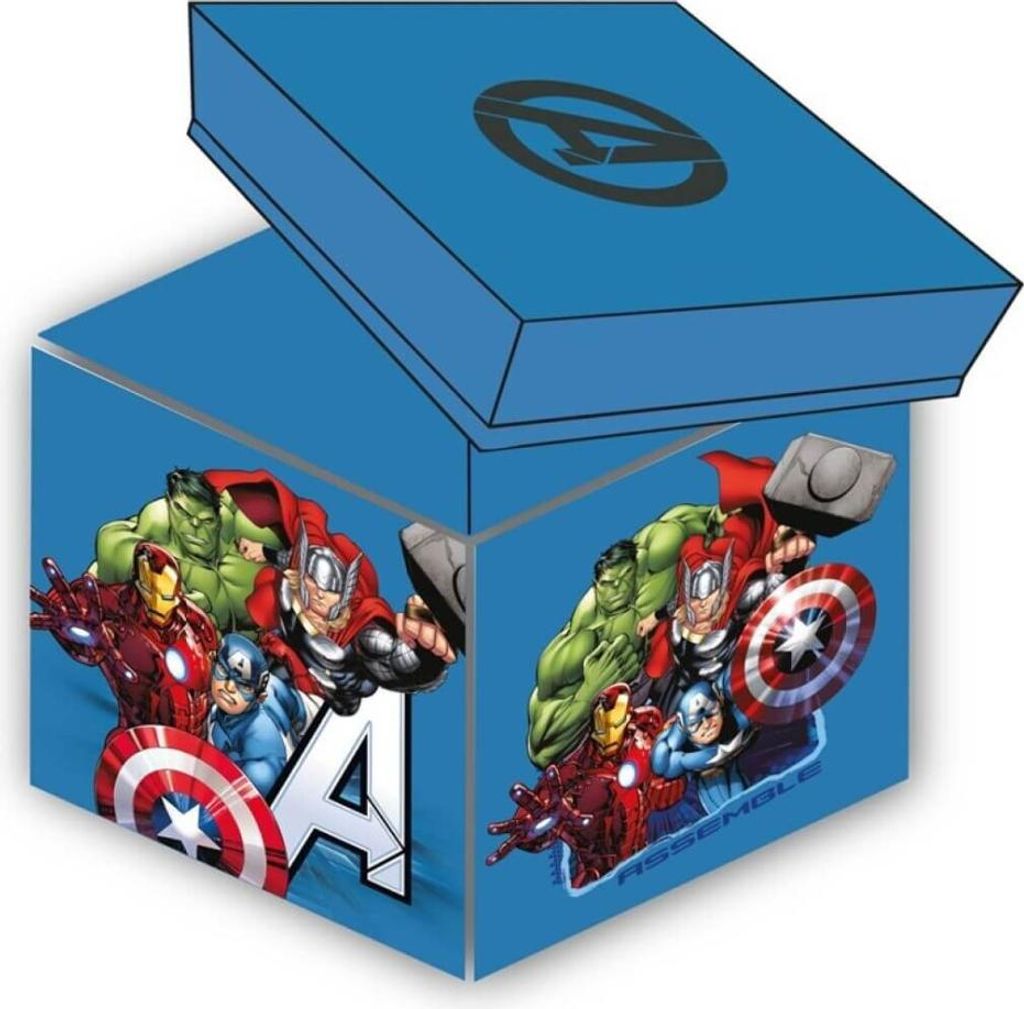 2-in-1-Aufbewahrungswürfel und -hocker – Avengers Produktbild 